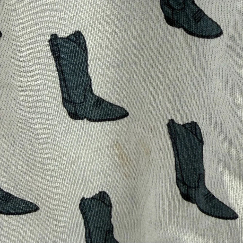 Kate Quinn Boot Print Footie *play*